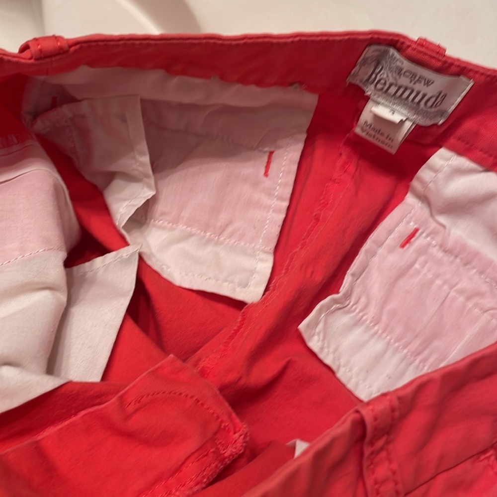 J. Crew Bermuda shorts women’s size 2. Coral - Picture 4 of 6